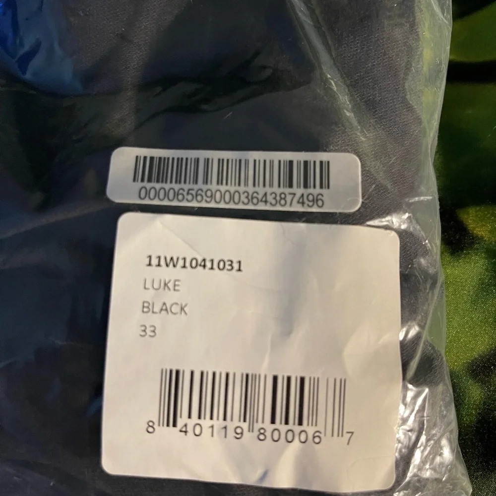 Bldwn Luke Slim Leg Chinos, Black, Size 33 x 28, NWOT - Picture 12 of 12
